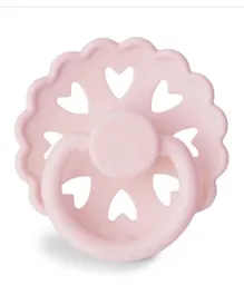 FRIGG Fairytale Silicone Baby Pacifier 1-Pack White Lilac - Size 2