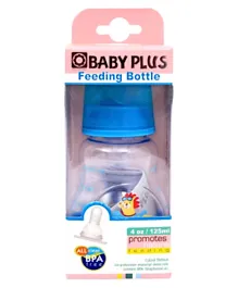 Baby Plus Training Bottle with Hood Cap  Blue - 125 ml