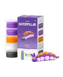 HEY CLAY - Caterpillar Colorful Kids Modeling Air-Dry Clay, 5 Cans