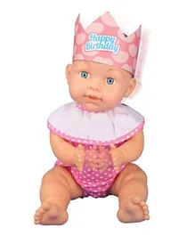 Baby Amoura 1st Birthday Interactive Doll - 37.5 cm