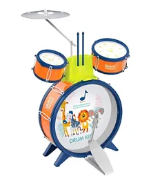 UKR Kids Drum Kit Toddler Jazz Drum - Orange