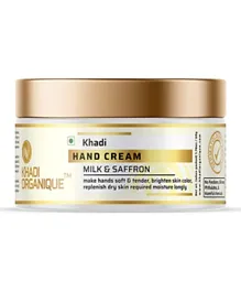Khadi Organique Milk & Saffron Hand Cream - 50g