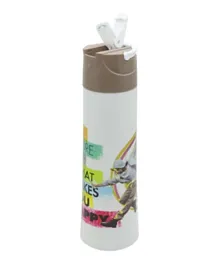 Selvel Ocean Plastic Water Bottle White - 500mL