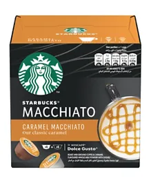 Starbucks Caramel Macchiato by Nescafe Dolce Gusto Coffee - 12 Capsules