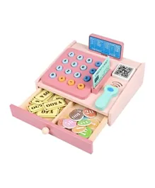 BAYBEE Wooden Cash Register Toy
