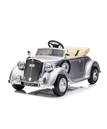 Myts Authentic Vintage 24V Ride On Car - Silver