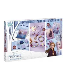 Totum Disney Frozen 2 - 3 in 1 Creativity Set - Multicolour