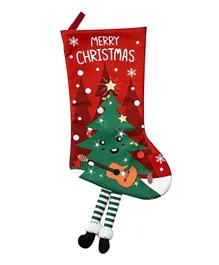 برين جيجلز جورب الكريسماس بطراز الساق الطويل الكلاسيكي - شجرة الكريسماس