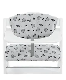 Hauck Highchair Pad Deluxe 2 Part Seat Cushion - Nordic Grey