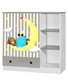 Mini Panda My Little Dreamer's 2-in-1 Kids Cabinet with Organizer