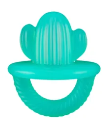 Itzy Ritzy Teensy Soothing Cactus Shape Silicone Teether - Blue