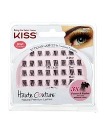 KISS Haute Couture Trio Eye Lashes Short - Pack of 30