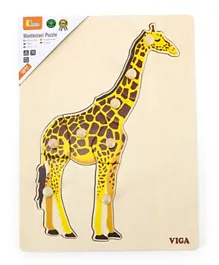 Viga Montessori Puzzle Giraffe - 8 Pieces