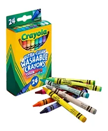 Crayola Ultra Clean Washable Crayons Multicolor - Pack of 24
