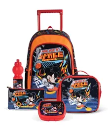 Cartoon Network Dragon Ball Team Beerus 5-In-1 Trolley Backpack Set