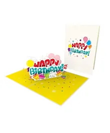 Generic Happy Birthday Pop Up / 3D Birthday Greeting Card
