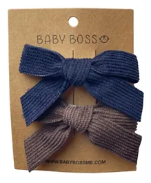 Baby Boss ME Bow Hair Clips Set - 2 Pieces