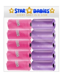 Star Babies Scented Bag Rolls Pack of 10 - 150 Bags
