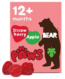 Bear Paws Pack of 5 Strawberry & Apple - 20g