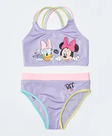 LC Waikiki Minnie Mouse and Daisy Duck Swim Set - Purple