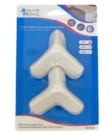 B-Safe 3 Sided Bump Guard White - 4 Pieces