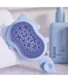 b.box Body & Bath Baby Bath Brush with Soft Silicone Bristles and Replaceable Sponge