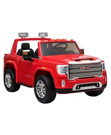 GMC Licensed Battery Operated Ride On with Remote Control - Red