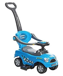 Megastar My Lil Sunshine Push Car with Handle - Blue