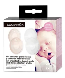 Suavinex Breastshells Pack of 4 - Medium
