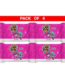 L.O.L Wet Wipes - Pack of 4 - 10 Pieces Each