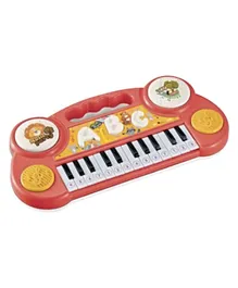 بايبي - لوحة مفاتيح البيانو الموسيقية المصغرة - أحمر