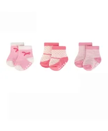 Hudson Childrenswear 3 Pack Anti Slip Socks - Multicolor