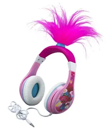 iHome KIDdesigns Trolls World Tour Poppy Wired Headphones - Pink