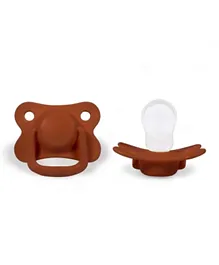 Filibabba Pacifiers Pack of 2 - Rust