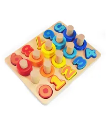 A Cool Toy Wooden Counting Stacker