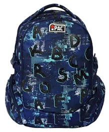 iPac English Backpack Blue Black - 18 inches
