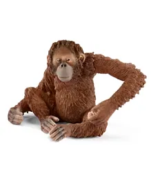 Schleich Female Orangutan  - Brown