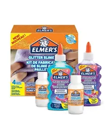 Elmer's Slime Glitter Kit Purple & Blue