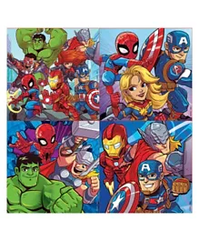 Educa Marvel Superhero Adventures Progressive 4 Pack Puzzle - 73 Pieces