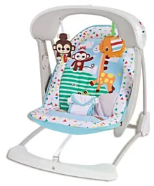 FitchBaby  Take-along Swing and Seat with Music and calming Vibrations - White