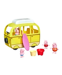 Peppa Pig Peppas Adventures Peppas Beach Campervan Vehicle Preschool Toy