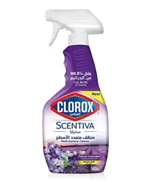 Clorox Scentiva Tuscan Lavender Bleach Free Disinfectant Spray - 500ml