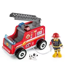 Hape Wooden Fire Rescue Team - Red