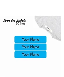 Ajooba Personalised Iron On Clothing Labels ICL 3013 - Pack Of 50