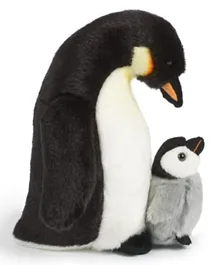 Abel Living Nature Penguin with Chick Soft Toy - 27 cm