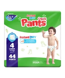 Fine Baby Instant Dry Pants Diaper Size 4 Large - 44 Pieces