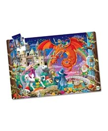 The Learning Journey Puzzle Doubles Glow-in-The-Dark! Fantasy - 100 Pieces