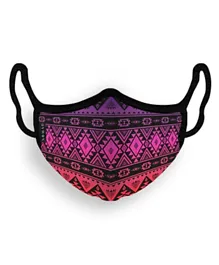 Nomad Mask Aztec Pink No Valve Face Mask - Extra Small