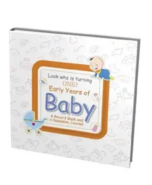 Future Books Baby Record Book Orange - English