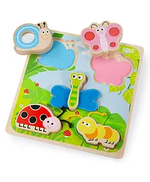 Tidlo Touch and Feel Puzzle Insects - 6 Piece